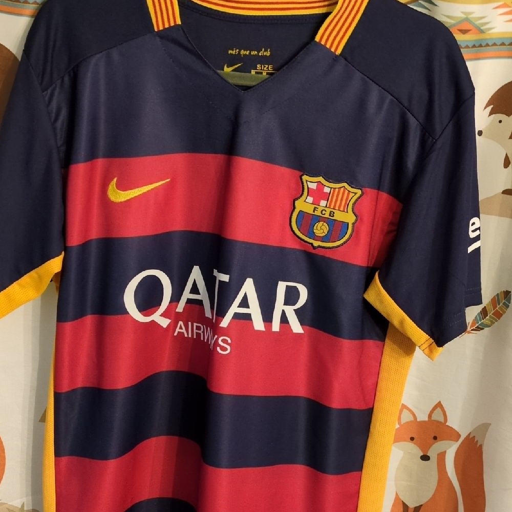 Nike Barcelona Navy and Red Jersey